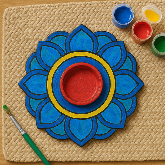 Sprout Rangoli Glow Plates (Two)