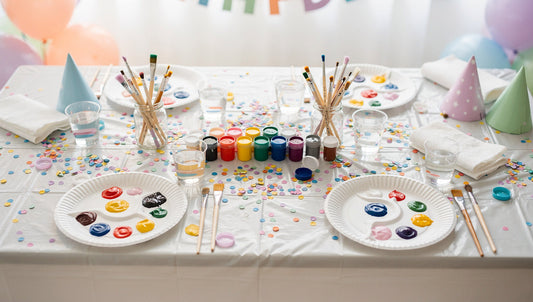 Throw a Paint-Your-Own Figurine Birthday Party
