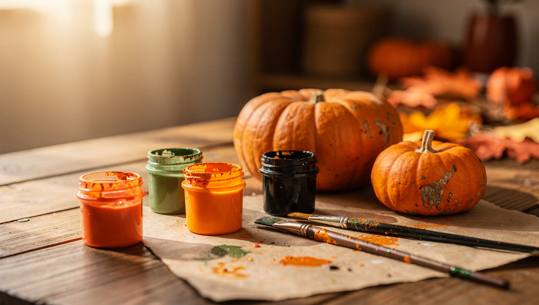 How to Paint a Pumpkin Figurine (Step-by-Step)