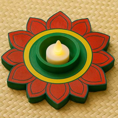 Sprout Rangoli Glow Plates (Two)